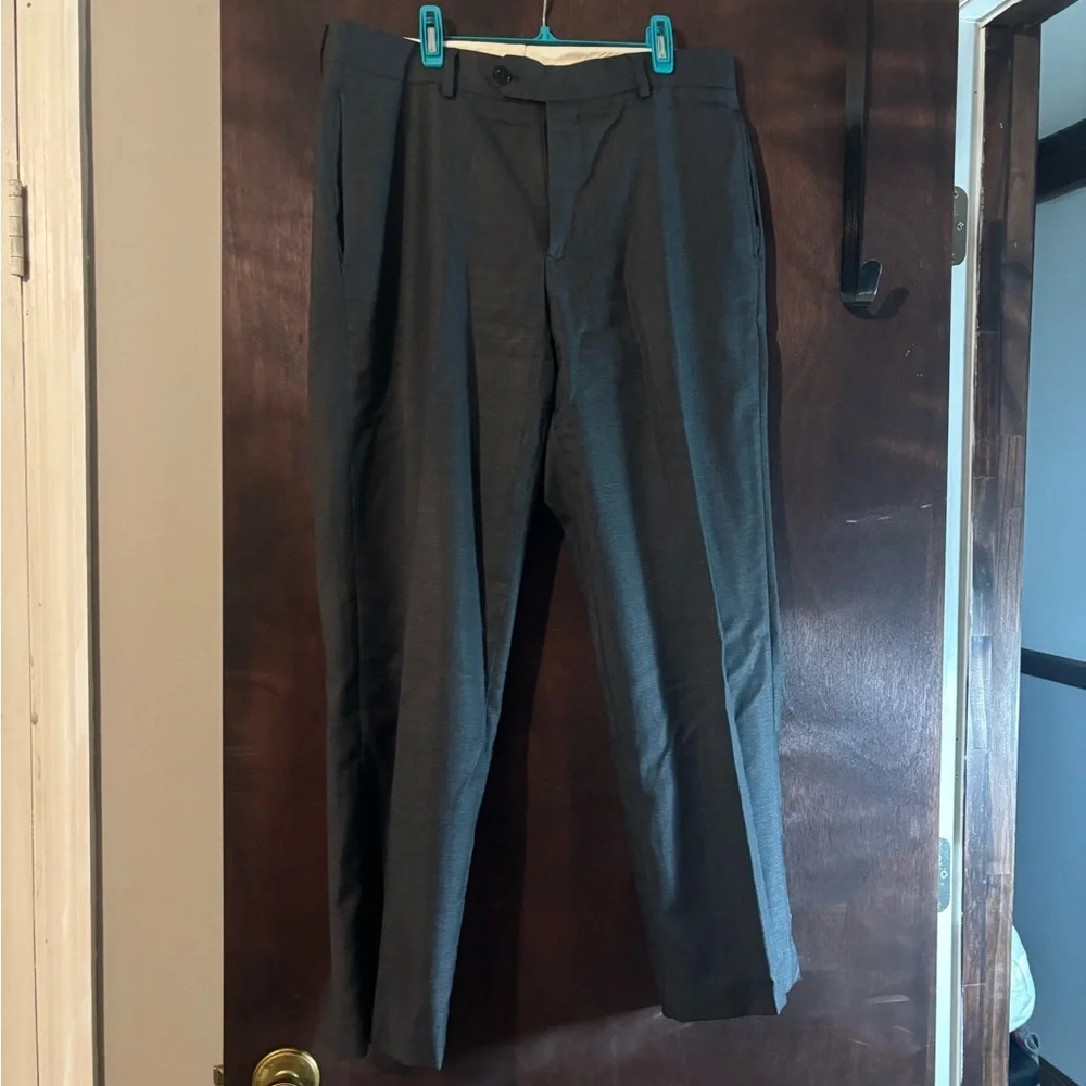 Brooks Brothers Brooksgate Regent Fit Charcoal Dress Pants 33x32